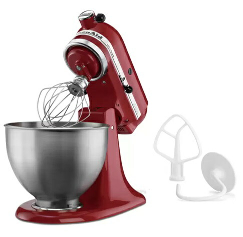 KitchenAid キッチンエイド スタンド ミキサー 4.3Lボウル レッド RED 赤 ブレンダー