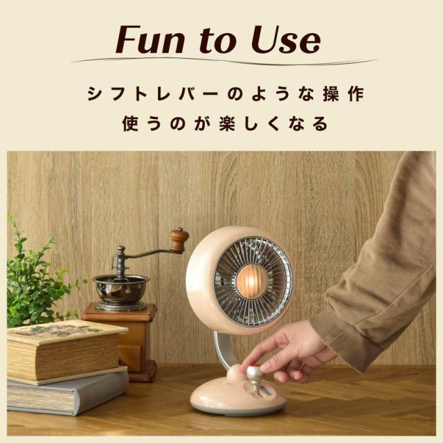 昭和レトロ　小型扇風機　サーキュレーター　卓上扇風機　赤羽根 卓上扇風機 レトロ 卓上ファン USB 3段階 風速調整 左右 自動首振り