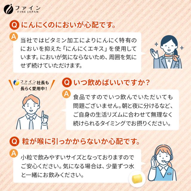 にんにくエキス粒 400日分(2000粒入) 無臭ニンニク使用 アリシン コンドロイチン 高麗人参エキス コンドロイチン ビタミンB1 B2 B6 配合 ファイン_3