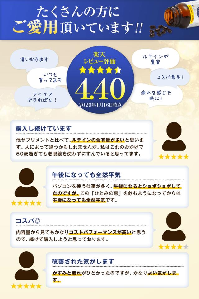 ルテイン サプリ ファイン ひとみの恵 30日分 × 5個 濃い アスタキサンチン ゼアキサンチン クリルオイル ビルベリーエキス 末 ビタミン マリーゴールド ブルーライト アイケア デジタルケア パソコン スマホ サプリ フリー体_2