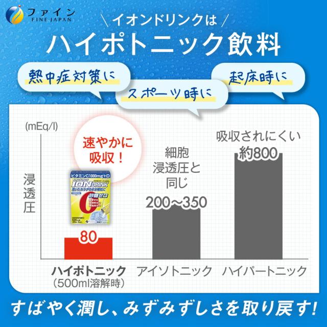 イオンドリンク C・Dプラス 22本 30個セット (1 ケース ) レモン味 ビタミンC ビタミンD スポドリ ドリンク 粉 パウダー 粉末タイプ インスタント 500ml 水分 補給 運動 スポーツ お風呂上り ミネラル
