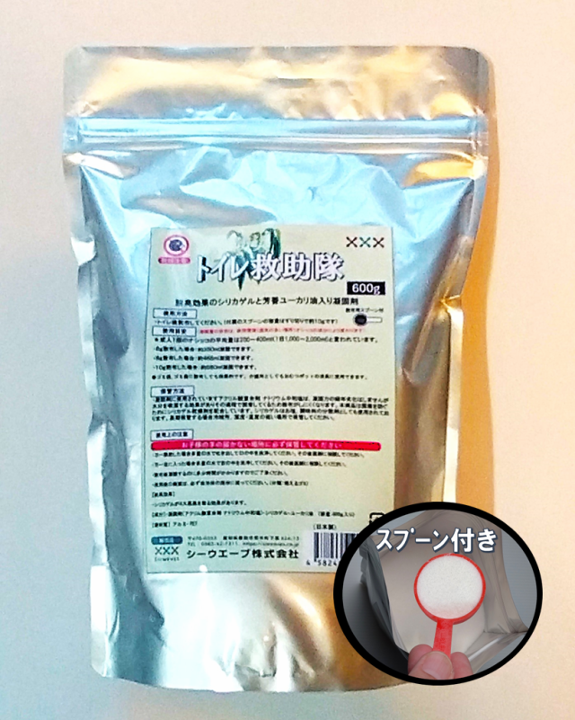 強力脱臭 防災 トイレ救助隊【６００ｇスプーン付・１００回分】×【１０個】防災 簡易トイレ 凝固剤 防災用品 非常用トイレ 防災トイレ 防災トイレセット 防臭袋 携帯トイレ 震災用 震災用トイレ １００回 備蓄用 震災対策 長期間 保管 トイレ凝固剤の通販は