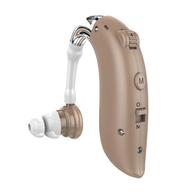 集音器 充電式 耳掛け 補聴器 軽量 耳掛け型集音器 4段階の