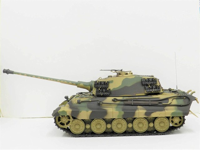 ☆7.0 ver☆ HengLong(ヘンロン)製 2.4GHz 1/16 戦車ラジコン ドイツ陸軍 重戦車  キングタイガー（ティーガー2）ヘンシェル砲塔 3888A-1