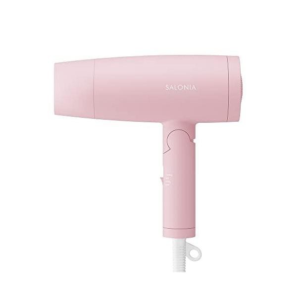 【限定色】SALONIA サロニア スピーディーイオンドライヤー  大風量 速乾 軽量 マイナスイオン 折り畳み式 ヘアドライヤーユニバースローズ 冷温3段階調整の通販はヘアドライヤー