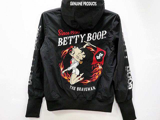 Betty Boop X THE BRAVE MAN　ストレッチボンディングジャケット　ベティ