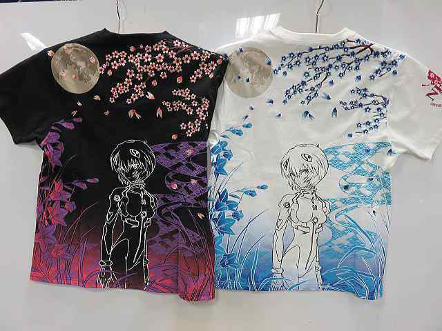 エヴァンゲリヲンＸ錦コラボ 　枝垂れ桜 綾波 半袖Ｔシャツ　EVANGELION × NISHIKIの通販は