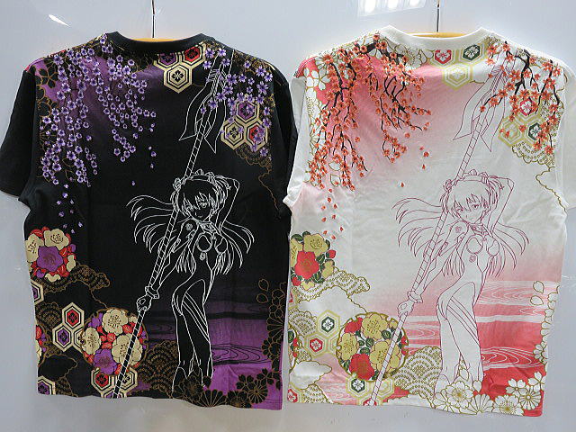 エヴァンゲリヲンＸ錦コラボ 半袖Ｔシャツ　アスカ　EVA×NISHIKI