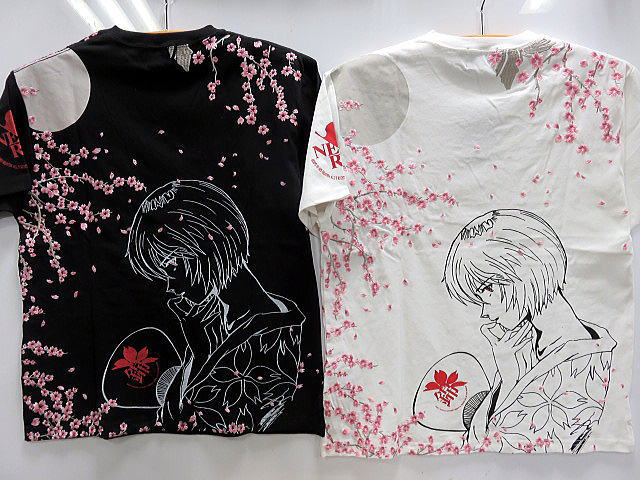 エヴァンゲリオンＸ錦コラボ　綾波夜桜 半袖Ｔシャツ　EVANGELION×NISHIKI