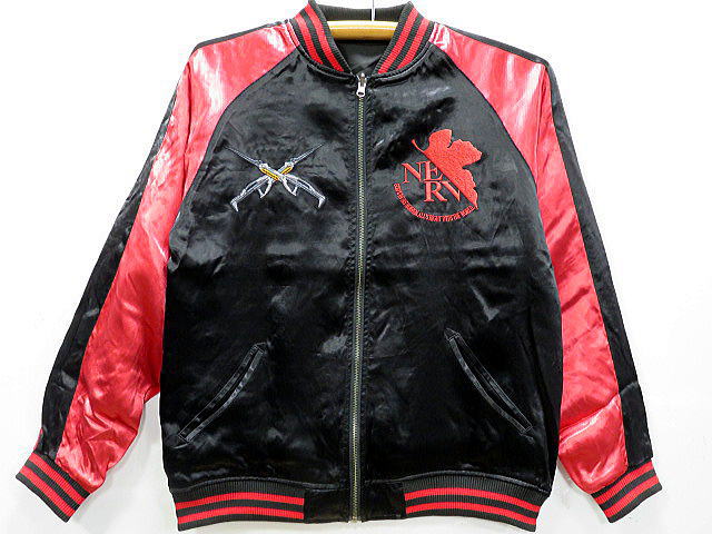 エヴァンゲリオン X 錦コラボ 桜流水弐号機 総刺繍リバーシブルMA-1