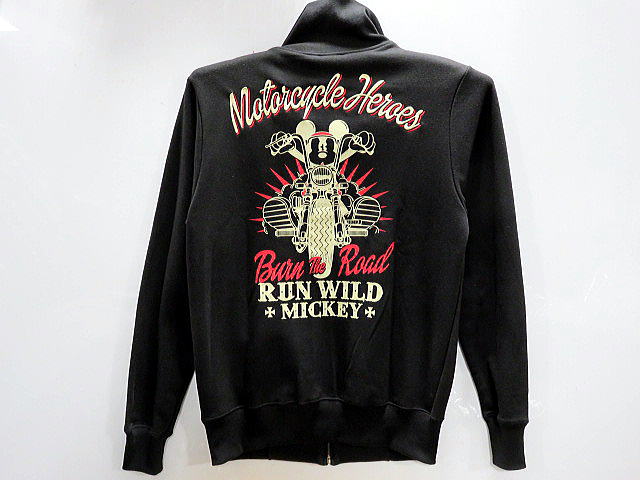 ローブローナックル ディズニーコラボ　前開トレーナー　RUN WILD MICKEY  LOW BLOW KNUCKLE