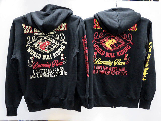 ローブローナックルSan Antonio Rodeo フルジップパーカー LOW BLOW KNUCKLE