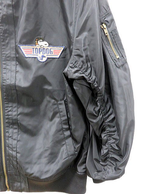 LOWBLOW KNUCKLE X PEANUTS FLYING ACE MA-1ジャケット