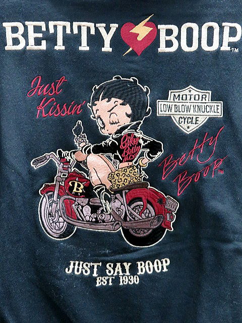 LOWBLOW KNUCKLE×Betty Boop zombie スカジャン