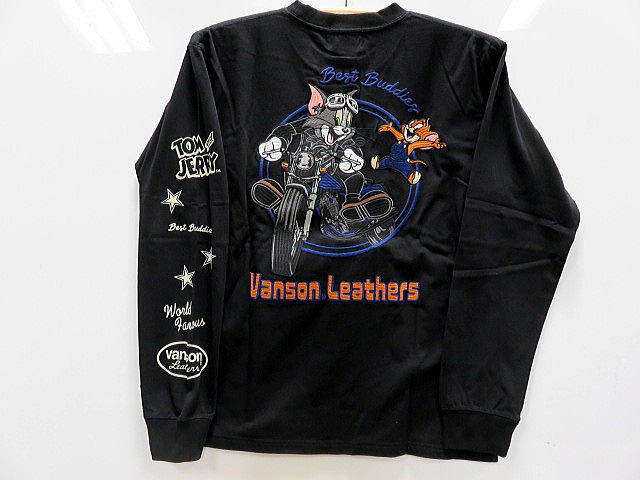 Tom＆Jerry X VANSON  　長袖Tシャツ　トムとジェリー
