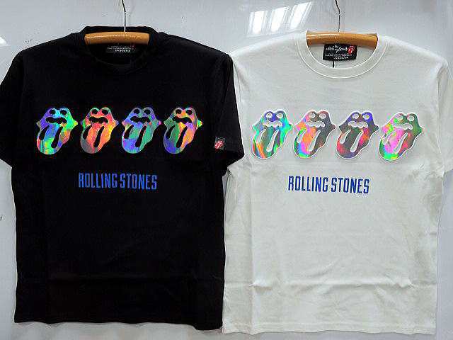 THE ROLLING STONES × JACKROSE BLUE&LONESOMEエンボス半袖Tシャツ