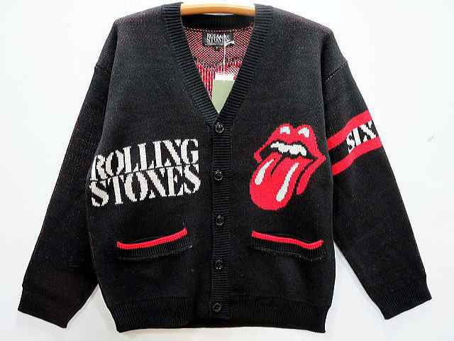 ROLLING STONES X JACKROSE ジャガードニットカーディガン ローリング