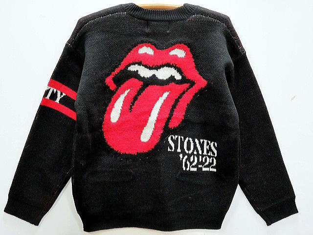 ROLLING STONES X JACKROSE ジャガードニットカーディガン ローリング