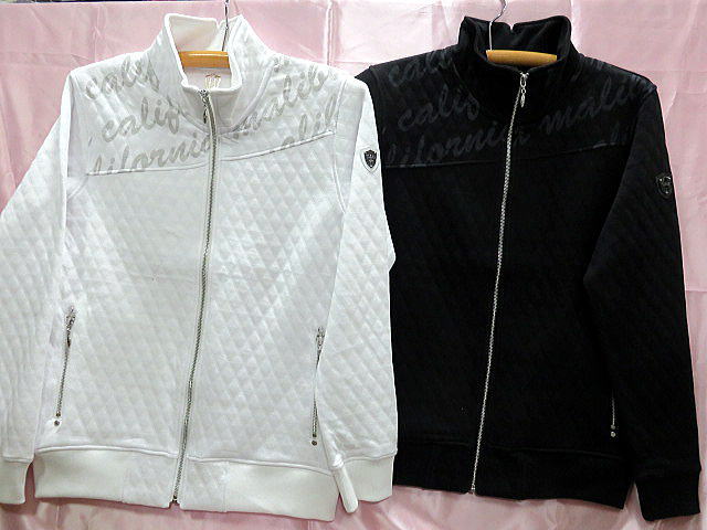 VIOLA rumore　キルトダイヤ柄　スエットブルゾンの通販は