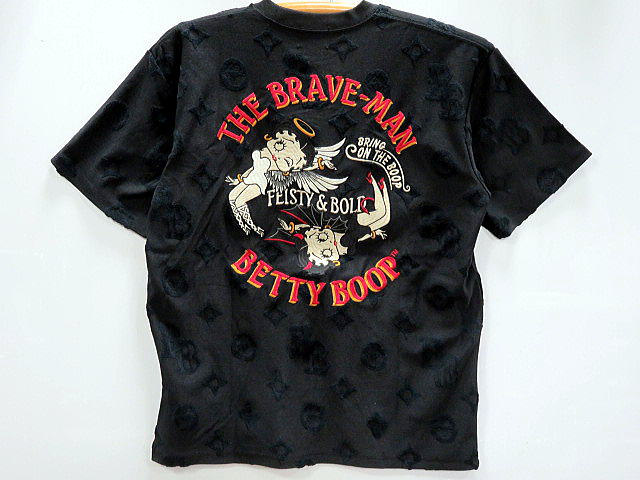 Betty Boop X THE BRAVE MAN　半袖Tシャツ　ベティ