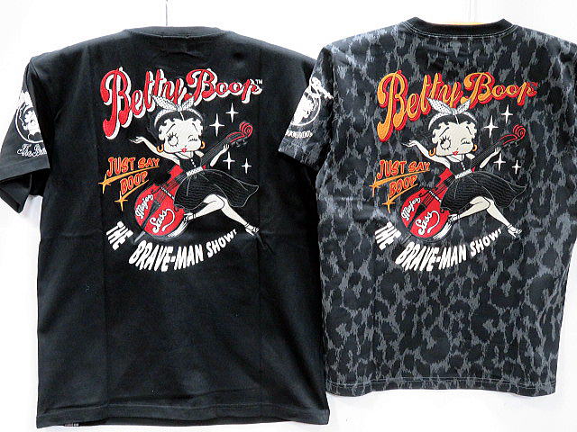 Betty Boop X THE BRAVE MAN　半袖Tシャツ　ベティ
