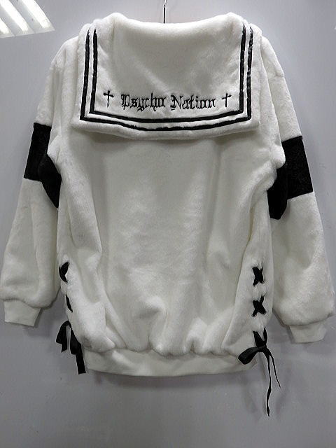 PSYCHO NATION  セーラー フェイクファーブルゾン　サイコネーション