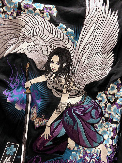 抜刀娘 長袖Tシャツ 凛・エンジェル 絡繰魂