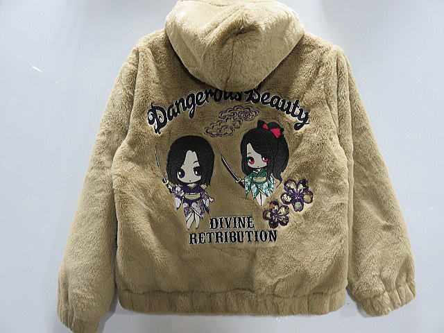 ばっとうむちゅめ　フェイクファーブルゾン　抜刀娘　絡繰魂