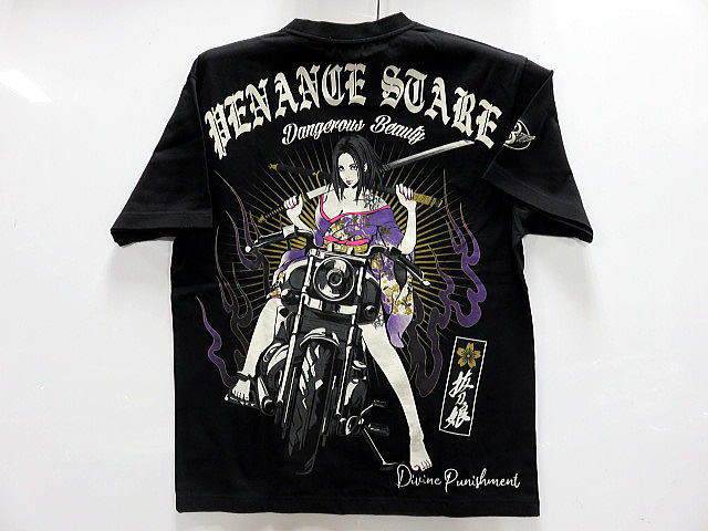 抜刀娘　半袖Tシャツ　凛・バイク　絡繰魂