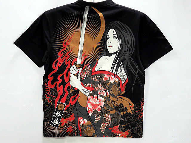 抜刀娘　半袖Tシャツ　妃那 闇討ち　絡繰魂