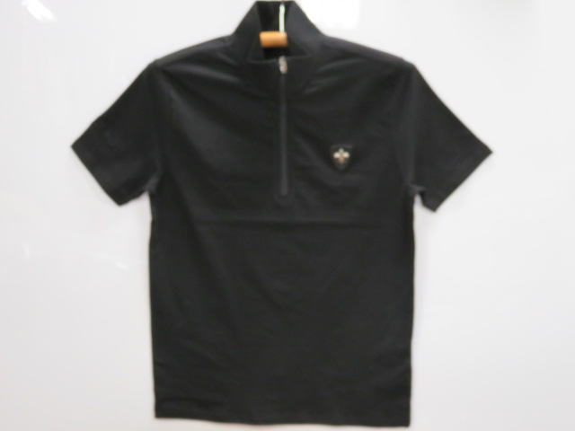 Be Ambition  半袖Tシャツ ジップアップ　エンボス　クロス＆ロゴ　ビーアンビション_2