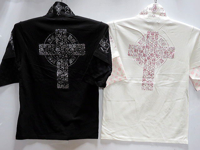 BE AMBITION   ５分袖Tシャツ  クロスストーン　レイヤード　ビーアンビション