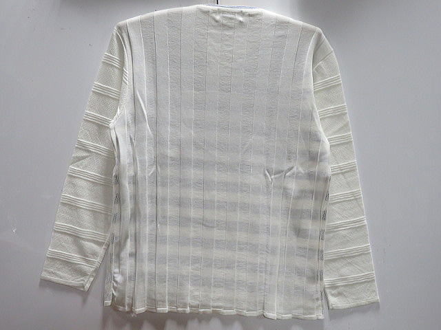 サンタフェ -santafe-　メッシュロゴVネック サマーセーター