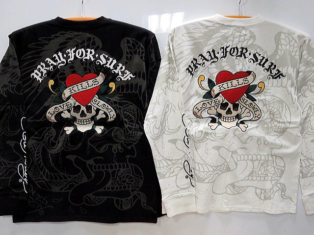 エド・ハーディー  長袖Tシャツ　　 ED HARDY アメカジ タトゥー