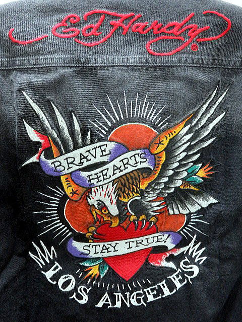 Ed Hardy　半袖デニムシャツ　エド・ハーディー edhardy_2