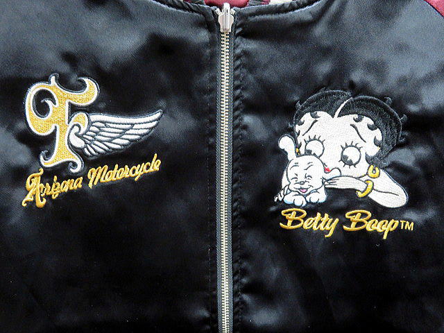 BETTY BOOP X Flag Staff ベティ リバーシブルスカジャン