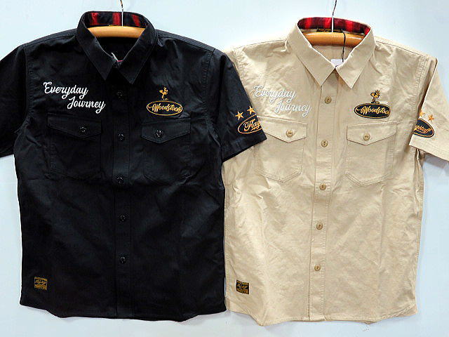 Flag Staff ＸPEANUTS　アメカジ 半袖シャツ　SNOOPYBIKE　フラッグスタッフ×スヌーピー_2