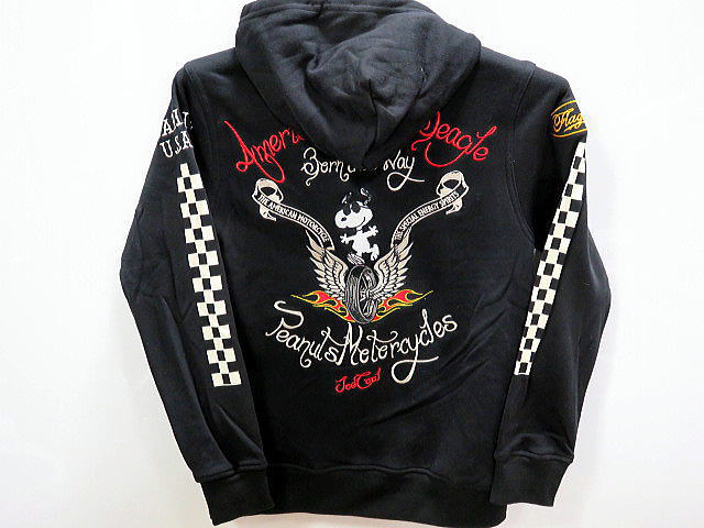 SNOOPY COLLABORATION Flag Staff モーターサイクルZIPパーカー スヌーピー×フラッグスタッフ