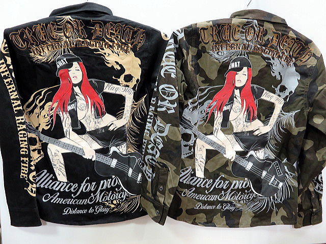 Flag Staff X Bright Gemstones  ツイルシャツ　フラッグスタッフ