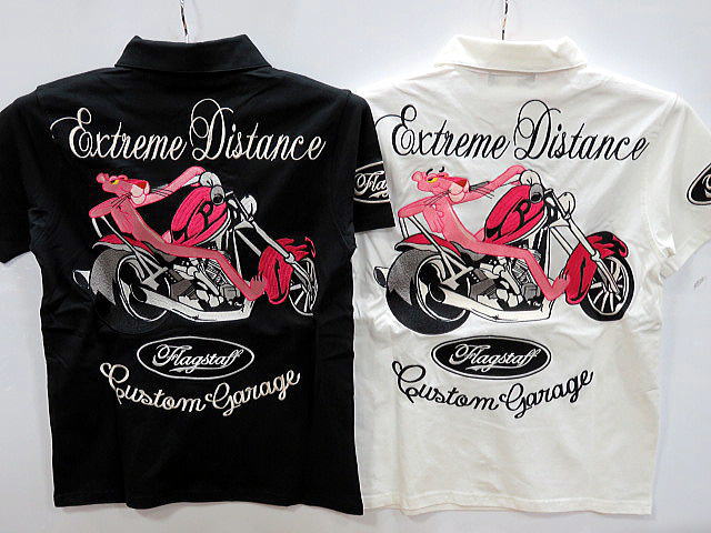 Flag Staff X PINK PANTHER コラボ　 アメカジ　半袖ポロシャツ　 ピンクパンサー　フラッグスタッフ