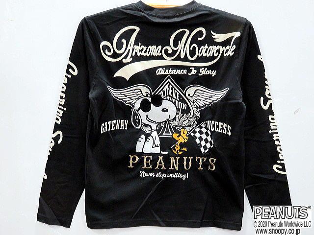 フラッグスタッフXスヌーピー　アメカジ　長袖Tシャツ 　SNOOPY X SPADE  Flagg Staff の通販は 8,690円
