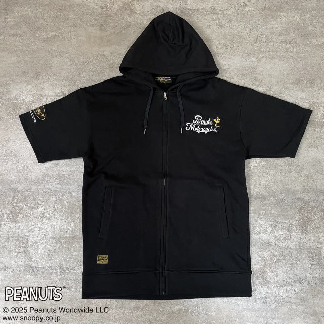 SNOOPY×Flag Staff ChekredFlag Foodie　スヌーピー×フラッグスタッフ　半袖パーカー_3