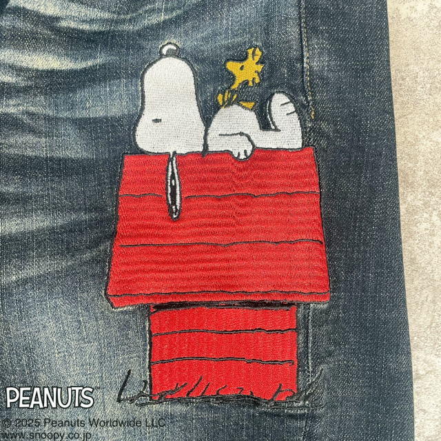 SNOOPY×Flag Staff Peanuts denimu pants フラッグスタッフ