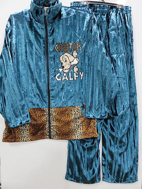 GALFY ガルフィー　ベルボア上下セット　ヒョウ柄切替_1