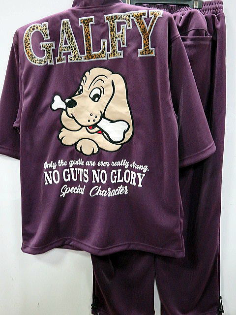 GALFY CRUTCH ガルフィー ヒョウ柄 上下 ジャージ セットアップ GALFY CRUTCH ガルフィー ヒョウ柄 上下 ジャージ セットアップ