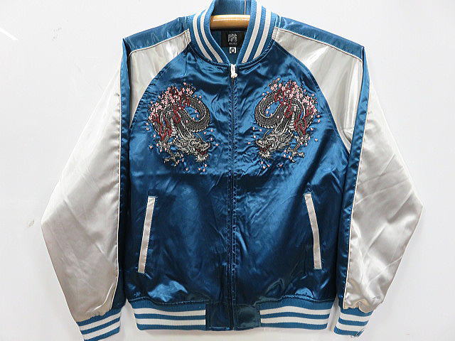 華鳥風月 リバーシブルスカジャン 美品 良デザイン 華鳥風月