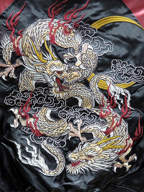 朧　スカジャン　双龍刺繍  OBORO 朧 スカジャン 双龍刺繍 OBOROの通販はau PAY マーケット