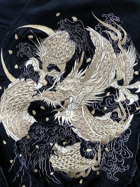 朧 別珍 スカジャン 龍刺繍 【公式通販】