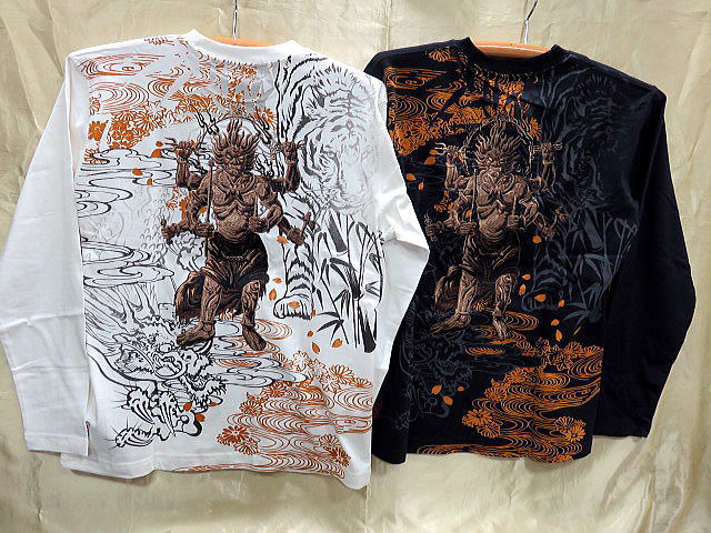 絡繰魂 和柄　長袖Tシャツ　大元師明王〜怒りの相〜　 カラクリ魂の通販は 7,298円