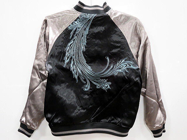 名作 華鳥風月 サイズM リバーシブル 龍虎刺繍 スカジャン